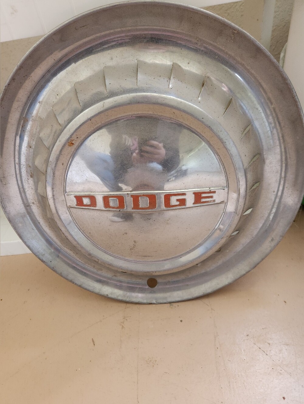 1950s Dodge Coronet Hubcap Wall Decor